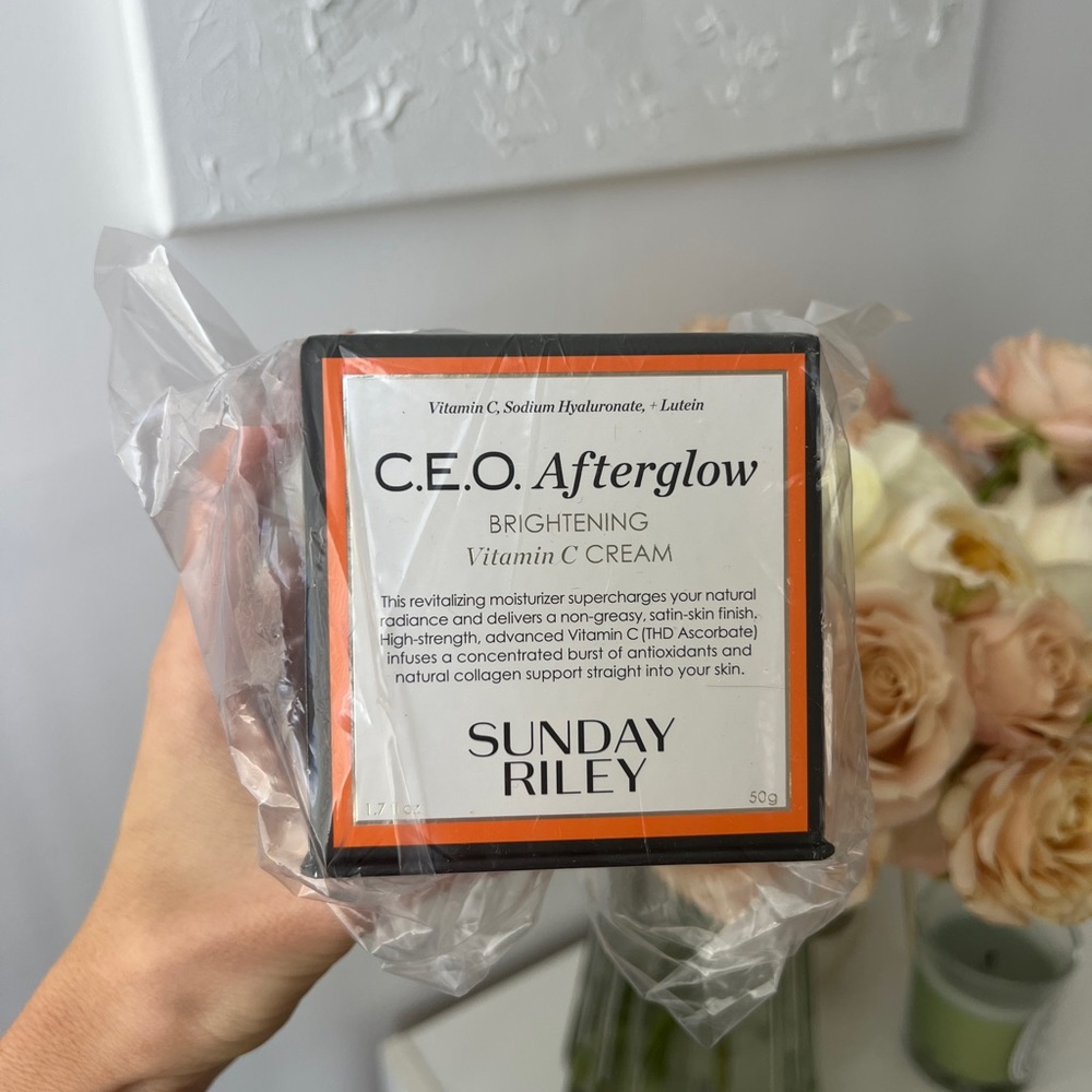 Sunday Riley C.E.O. AFTERGLOW 
BRIGHTENING VITAMIN C GEL CREAM